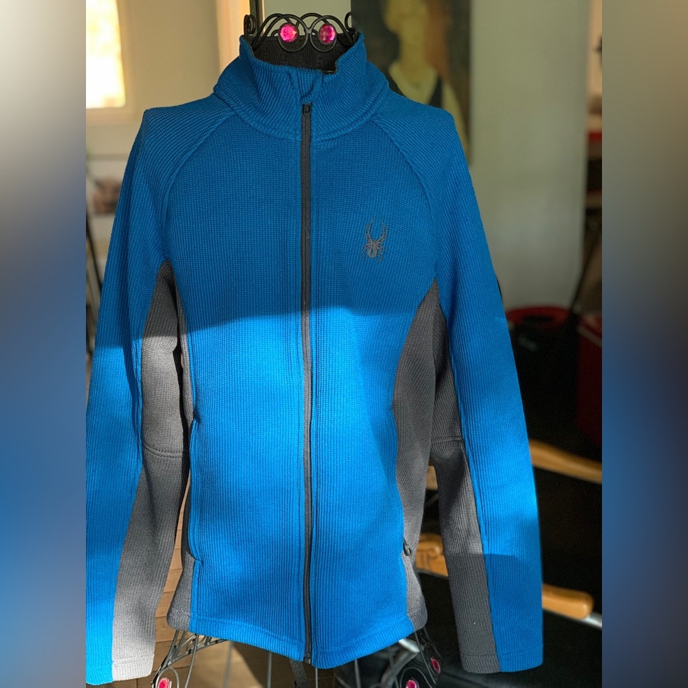 Spyder Constant Knit Full Zip Sweater Jacket Mens Size Small